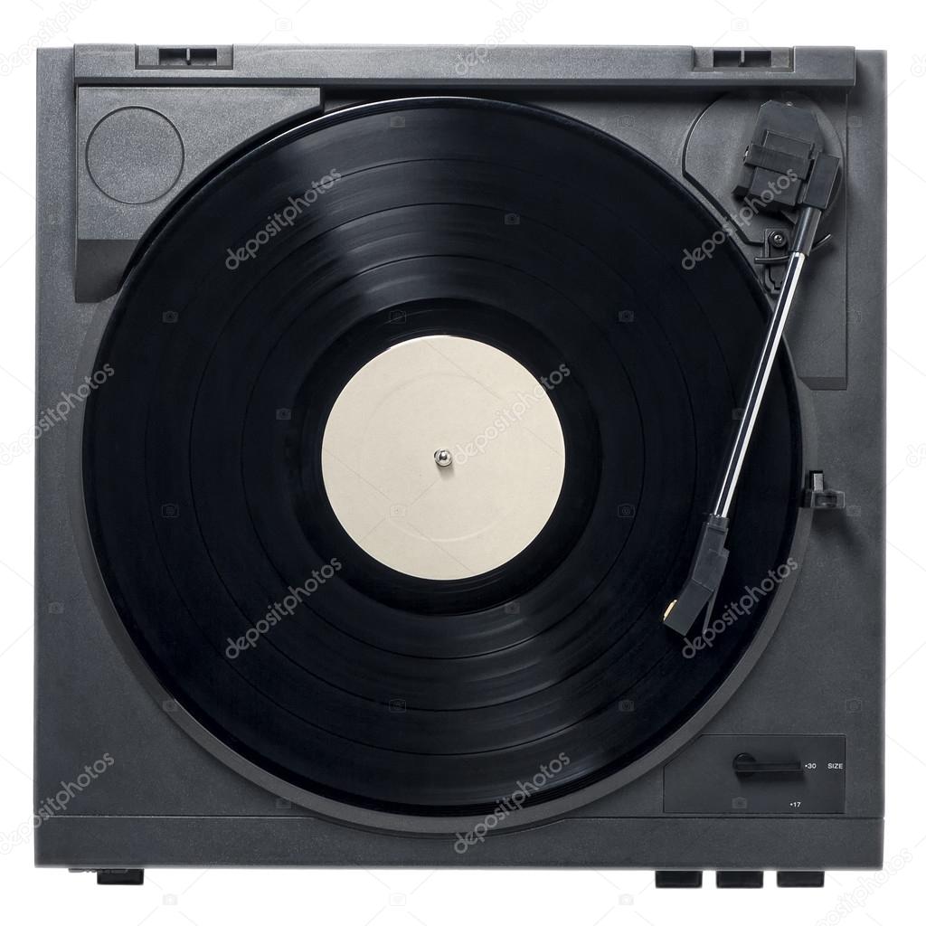 Record Player with Vinyl Record Stock Photo by ©G.M. 57037749