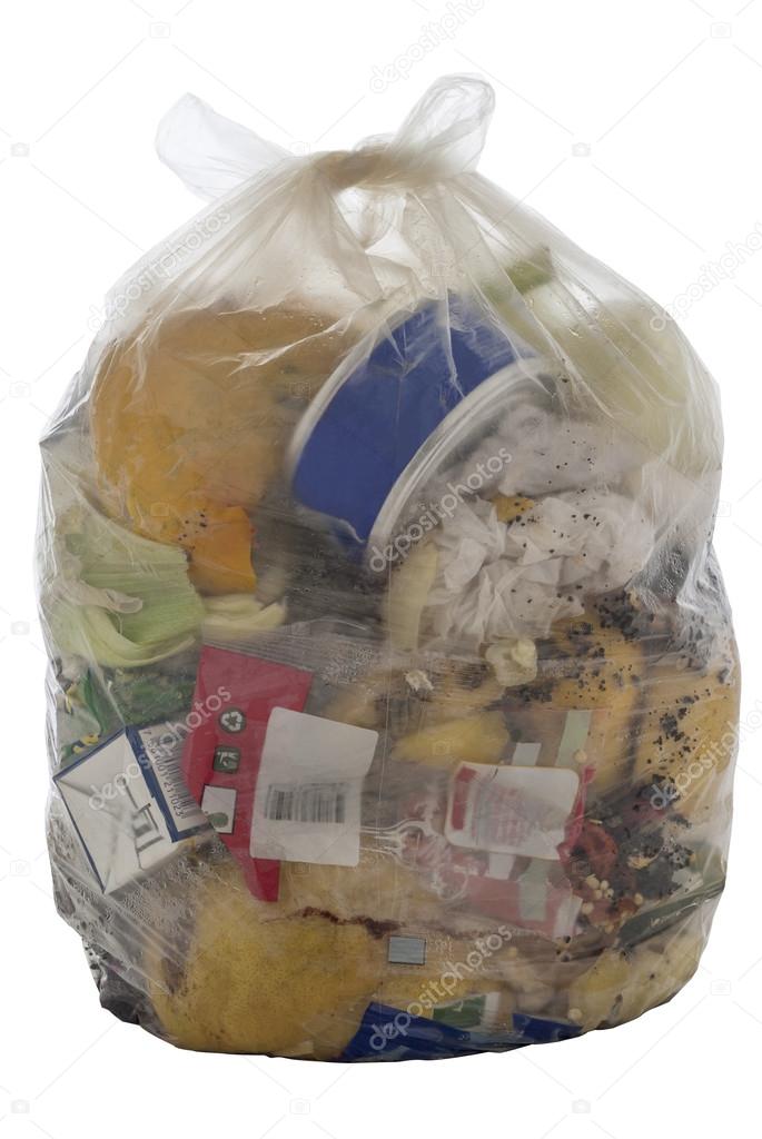 Bag of garbage outlet
