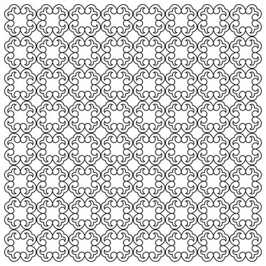 Vektör sanat süsleme ile seamless modeli. Süs dantel oyma arka plan.