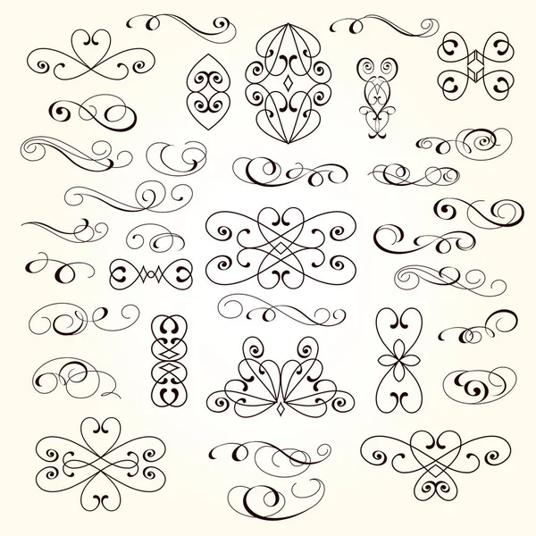 Ayrıştırılmış, düzenlenebilir vintage elementler. Tasarım ögeleri, çerçeveler, vignettler, bölücüler.