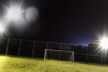 Futbol sahası görünümünü