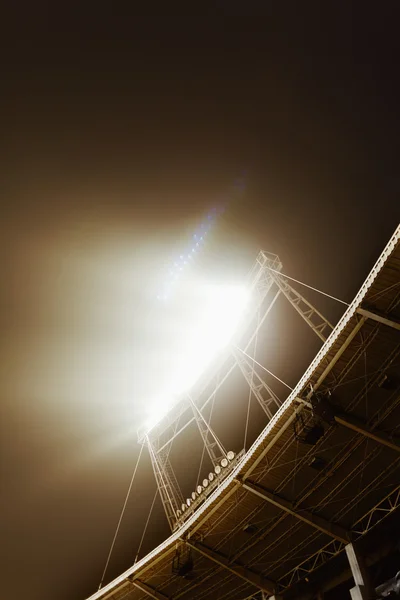 View of stadium lights at night — Stock Photo, Image