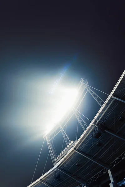 Vista de las luces del estadio por la noche —  Fotos de Stock