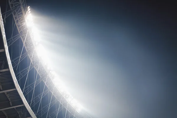 Vista das luzes do estádio à noite — Fotografia de Stock