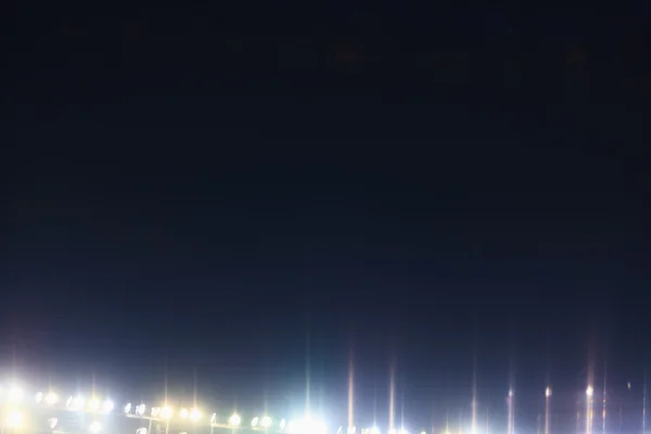 Vista de las luces del estadio por la noche —  Fotos de Stock