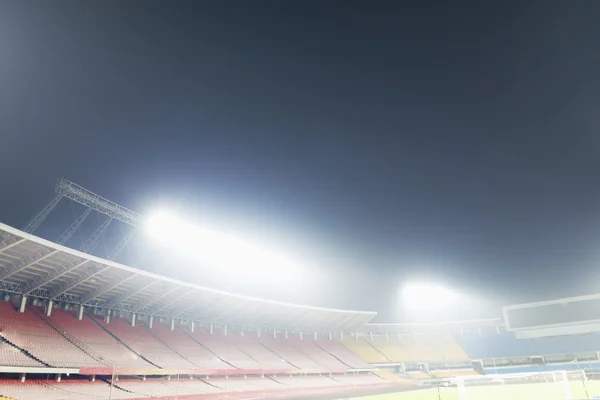 Vista de las luces del estadio por la noche —  Fotos de Stock