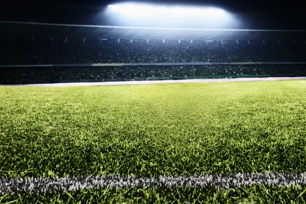 Widok na boisko do piłki nożnej — Zdjęcie stockowe