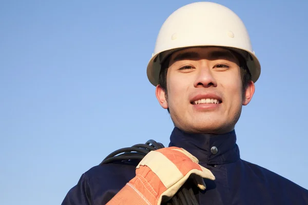 Worker Looking at Camera — Stock Photo, Image