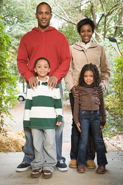 Portrait of the Happy family — Stock Photo, Image