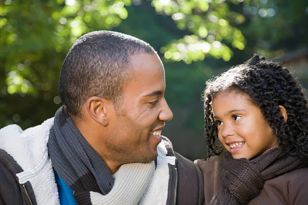 Ritratto di padre e figlia — Foto Stock