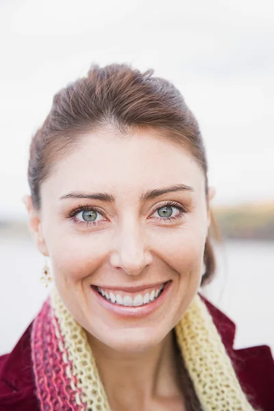 Retrato de uma mulher de beleza — Fotografia de Stock