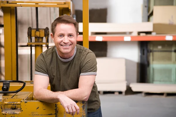 Portrait of the Warehouse worker — Stock Photo, Image