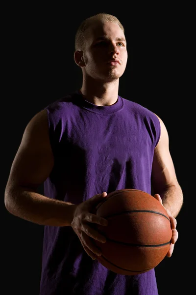 Профессиональный баскетболист — стоковое фото