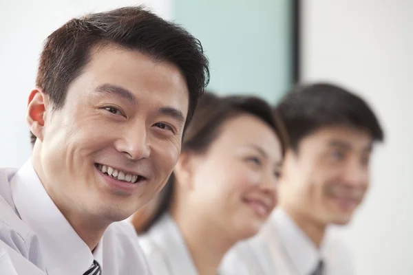 Businessman Smiling at Camera — Stock Photo, Image