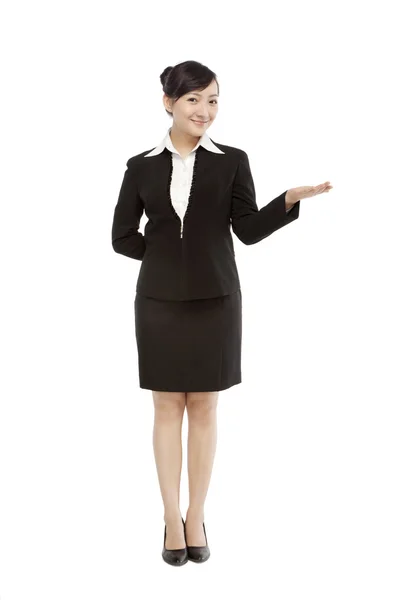 Young woman in a business suit — Stock Photo, Image