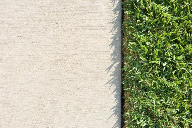 Yol ve çim arka plan