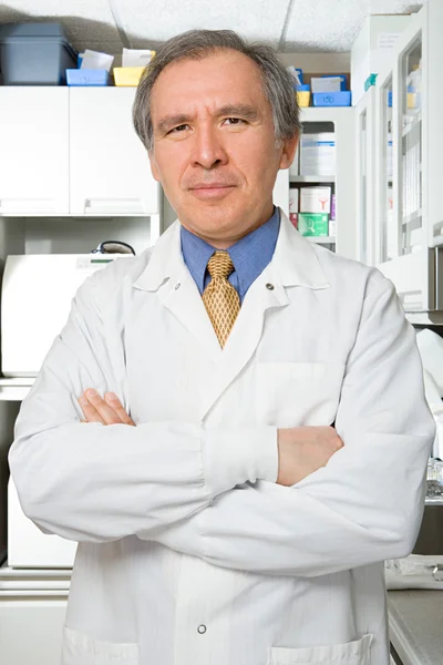 Dentist in medicine cabinet — Stock Photo, Image