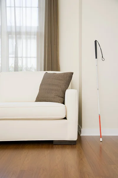 Walking stick in a living room — Stock Photo, Image