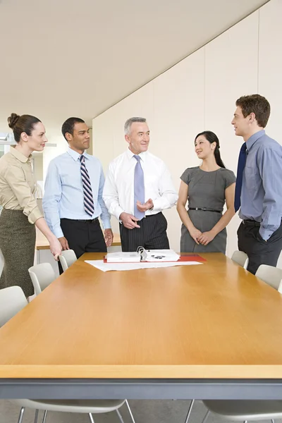 Five business colleagues on a meeting — Stock Photo, Image