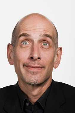 Olgun Yetişkin beyaz adam portresi