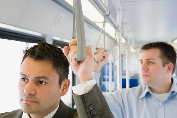 Mannen ritten op de trein — Stockfoto