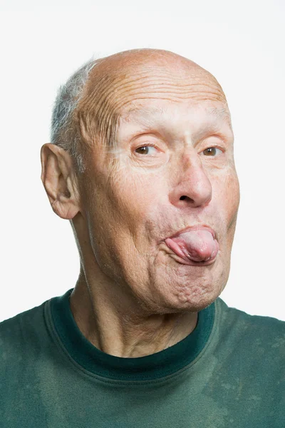 Portrait of a senior adult man — Stock Photo, Image