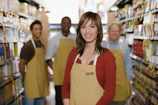 Portrait of sales assistant — Stock Photo, Image