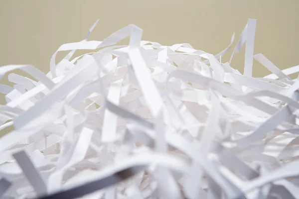 Shredded paper closeup — Stock Photo, Image