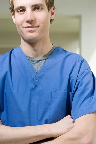 Male sjuksköterska för unga — Stockfoto