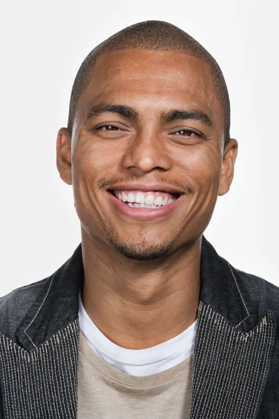 Portrait of young adult african american man — Stock Photo, Image