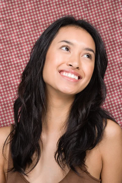 Retrato de uma mulher sorridente — Fotografia de Stock