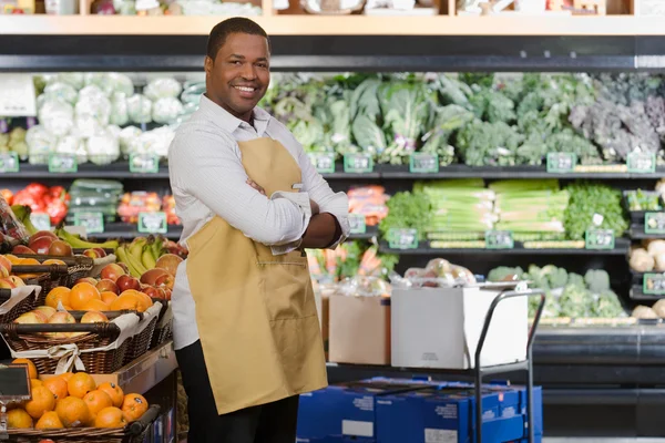 Portrait of a sales assistant — Stock Photo, Image