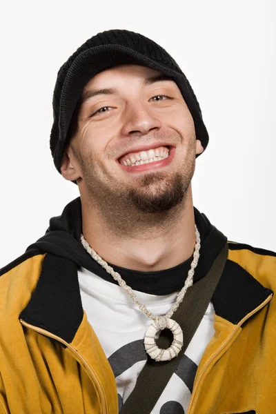 Retrato de hombre caucásico adulto joven — Foto de Stock