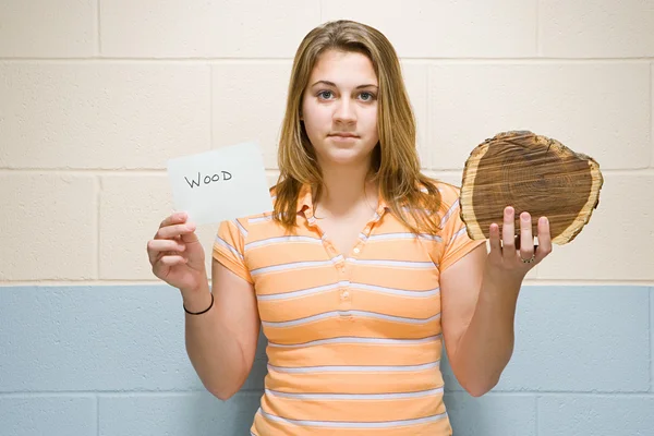 Portrait of a female student — Stock Photo, Image