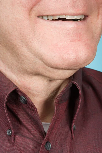 La barbilla de un hombre —  Fotos de Stock