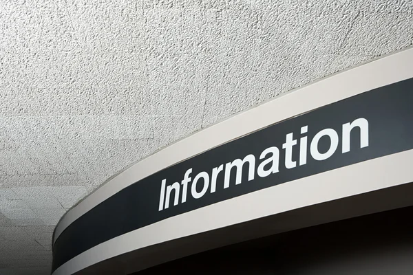 Information sign in medicine office — Stock Photo, Image