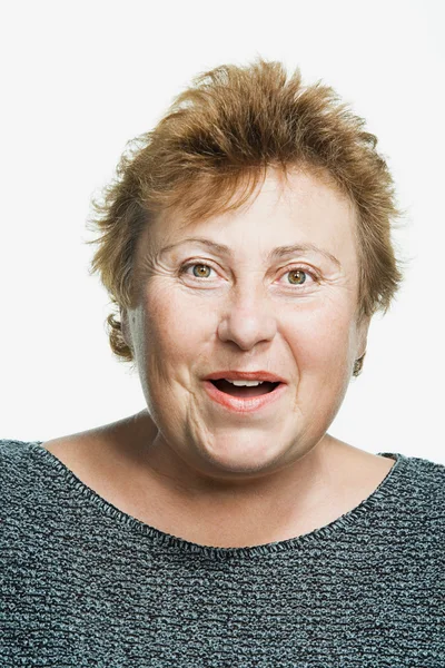 Porträt einer reifen erwachsenen Frau — Stockfoto