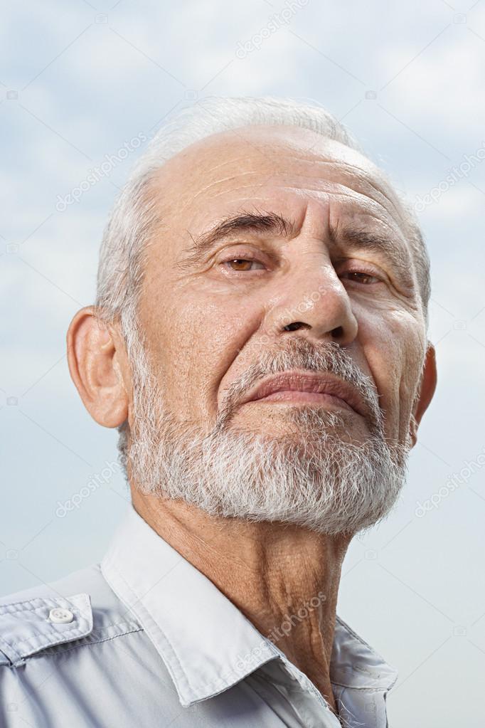 Portrait of a bearded man