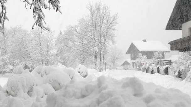 Winterblick Auf Die Berge Osttirol Der Nähe Der Lienzer Dolomiten — Stockvideo