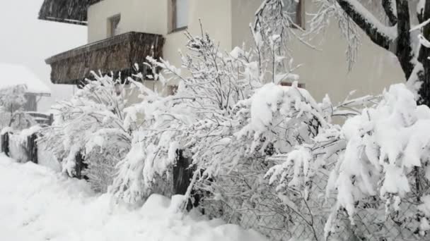 Winterblick Auf Die Berge Osttirol Der Nähe Der Lienzer Dolomiten — Stockvideo