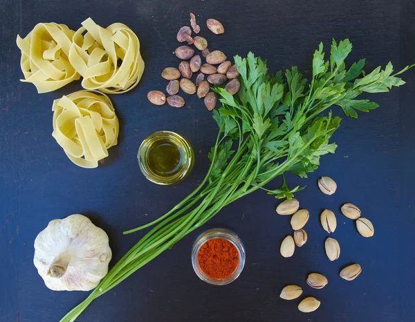 Voedsel producten achtergrond — Stockfoto