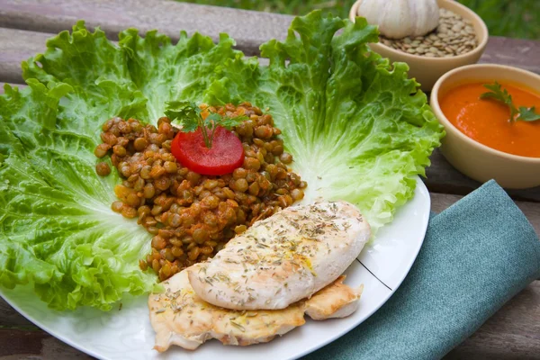 Fitness lunch — Stock Photo, Image