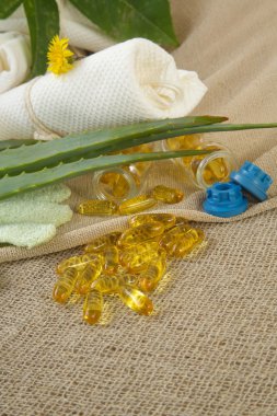 Aloe vera yağı softgels