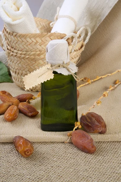 Dates seeds oil — Stock Photo, Image