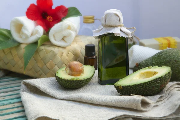 Avocado-olie — Stockfoto