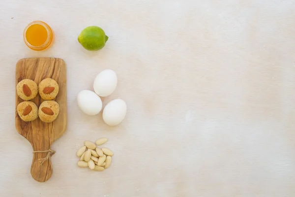 Galletas de fitness y sus ingredientes —  Fotos de Stock