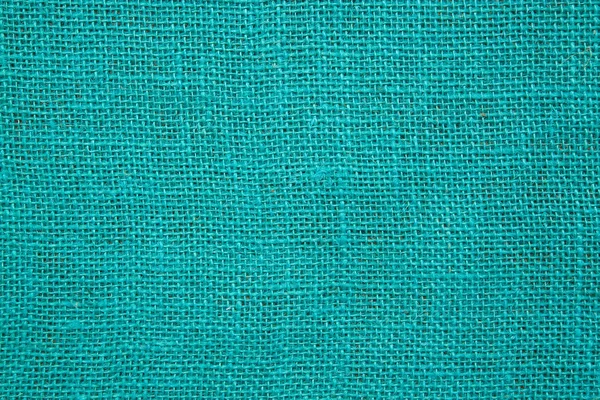 Cyan sacklcloth — Stock Photo, Image