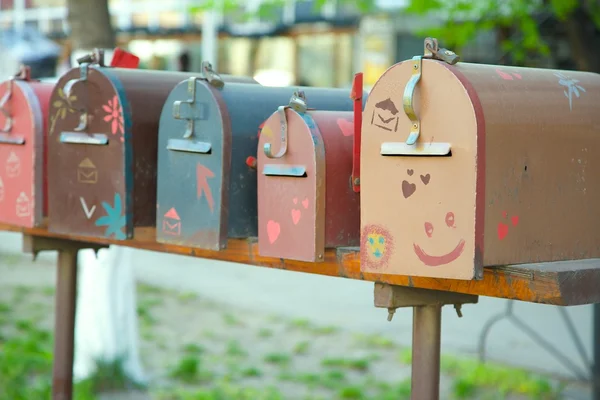 Boîtes aux lettres originales — Photo