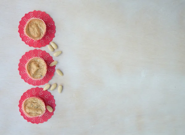 Bolos de esponja de amêndoa — Fotografia de Stock