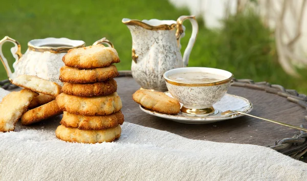 Biscuits faits maison au coco — Photo